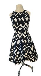 Madison Ave Collection  Kate Spade Size 6 Black And White Dress