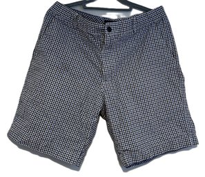 Club Room Gingham Checkered Cotton Shorts