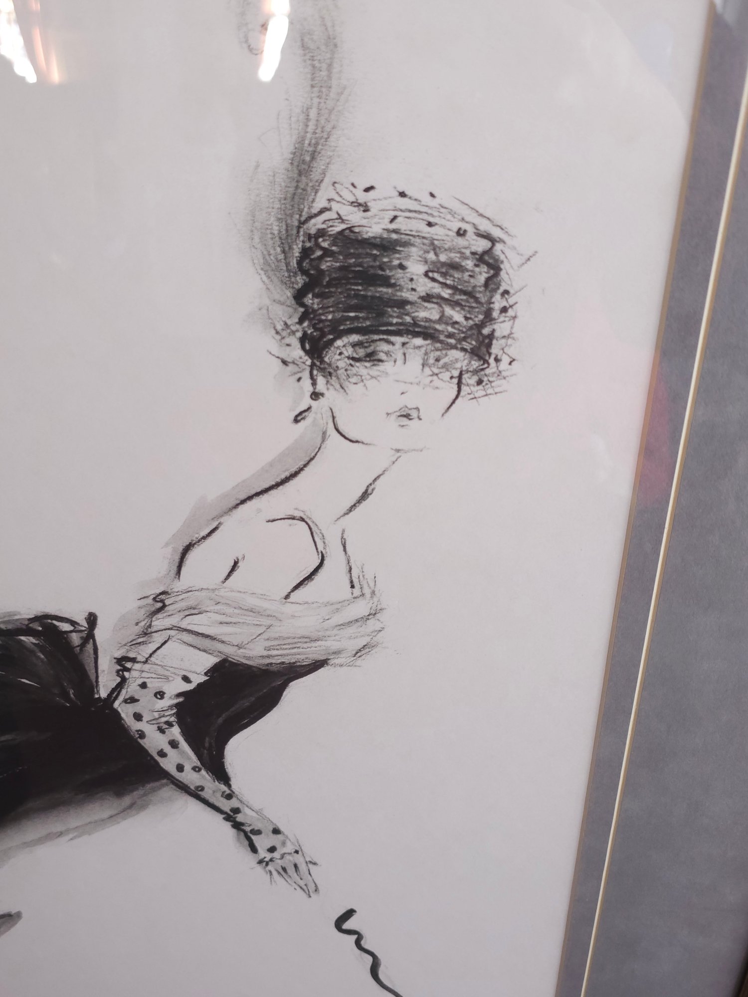 Hartley Rabbit Framed Vintage Jane Hartley To Rene And Odette Fashion Framed Prints Signed ...