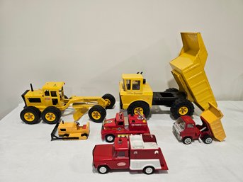 Vintage Tonka Pressed Steel Construction Vehicles #84