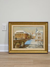 29 X 23 Original Oil On Board Painting By Erich Zeyer Sollingen (1947)  #108