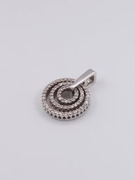 14K White Gold 1.30ctw Natural Diamond Pendant