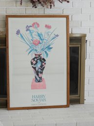 Vintage 1979 Exhibition Poster American Artist Harry Soviak For The Marian Lock Gallery 27' X 39.5' #40