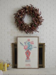 Vintage 1979 Exhibition Poster American Artist Harry Soviak For The Marian Lock Gallery 27' X 39.5'  #42
