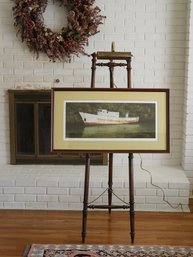 Jerry Vallez 'Island Tramp' Signed And Numbered With Custom Framing 37' X 20' #54