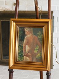 Mid-20th Century Nude Painting Signed By Artist 14' X 17.5' #55