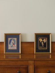 Vintage Art Print 'La Diaphane' Sarah Bernhardt And Poster 'Porto Ramos-Pinto'  Rene Vincent  #65