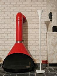 64.5' Tall Mid - Century Trumpet Floor Lamp #205