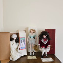 Seymour Mann Ballerina Doll, Dynasty Doll Collection Doll And Christmas Collectible Doll #140