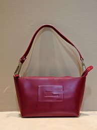 Made In Italy Gucci Burgundy Handbag - Bag Has Not Been Authenticated  #173