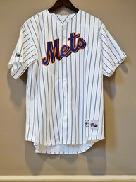Majestic Genuine Merchandise NEW YORK METS Jersey Size L #202