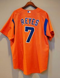 Jose Reyes Autographed Majestic NEW YORK METS Jersey #206