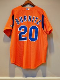 Burnitz Majestic NEW YORK METS Jersey #205