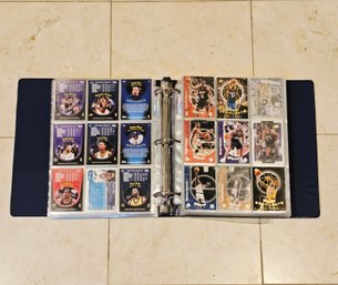 Binder Displaying Various Sports Cards:  Baseball, Football, Basketball, Hockey #224