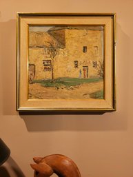 Original Oil On Board  Painting By Douglas Watson 'Greenough Barns'  18'X 18'  #64