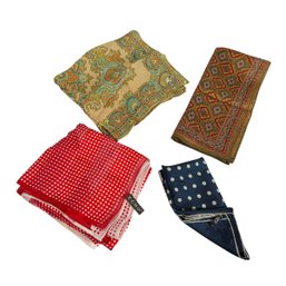 Lot Of Four Vintage Scarves