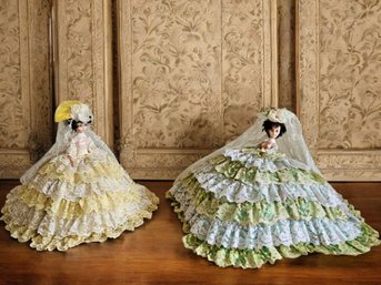 Lot Of Two Victorian Style Dolls #146