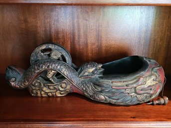 Rare Japanese Vintage Sumitsubo Ink Pot  #87