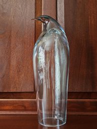 Vintage Blenko Art Glass Penguin Sculpture 16'#89