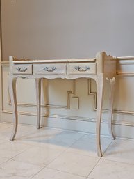 Vintage Original Painted French Dressing Table Vanity 32'H X 36 'L X 20'W #122