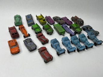 TOOTSIE TOYS 1:8 Scale Diecast Cars, Trucks Lot, Some For Parts/Repair, Paint Worn From Age & Play