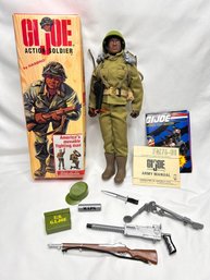 HASBRO GI JOE Action Soldier With Retired Uniform And Accessories, Moveable Figure, Box & Manual