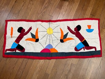 44' X 18' Egyptian Textile Wall Art