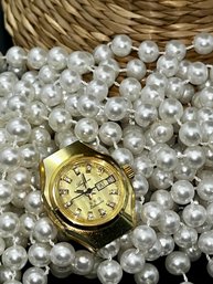 Longune Astromatic 25 Datomatic 360 Watch, Features Date Display, Automatic Mechanical Movement, Working