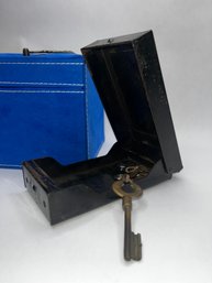 Antique Watchman's Station, Security Safe Box And Key Only, Mftd. By Davis-Paradis Watchmen's Clock Corp., NY