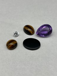 Loose Stones From Jewelry, Largest Is 3/4-inch, Use For Repair/replaceCraft