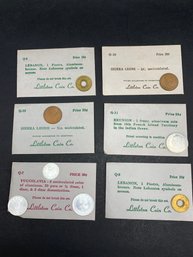 Littleton Coin Co. Foreign Coin Collection, Uncirculated, Enveloped Set, Yugoslavia, Lebanon, Sierra Leone