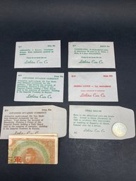 Littleton Coin Co. Foreign Coin Collection, Uncirculated, Enveloped Set, Yugoslavia, Lebanon, Sierra Leone