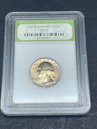 1968-S Washington Quarter, 25c, Graded PR70