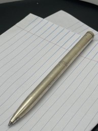 Tiffany & Co Sterling Silver Ballpoint Twist Retractable Pen, Marked 925 GERMANY, No T-Clip