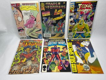 Comic Books, Transformers, Beavis And Butthead, Marvel Secret Wars And More, Some Bagged And Boarded