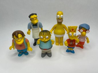 The Simpsons, Mixed Action Figures, Early 2000, Incl. Intelli-Tronic Voice Activation Figures, 3-5 Inches