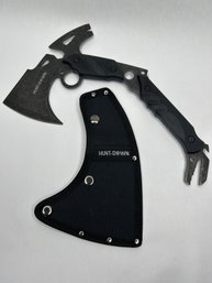 Shelter Hunt-Down Hunting Survival Axe Multi Tool With Nylon Sheath