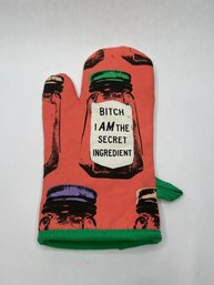 BITCH I Am The Secret Sauce Oven Mitt By Blue Q, Gag Gift, Novelty Kitchen Potholder
