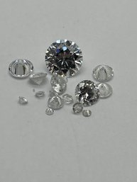 Cubic Zirconia Lot, Assorted Cuts And Sizes, For Jewelry Making/repair