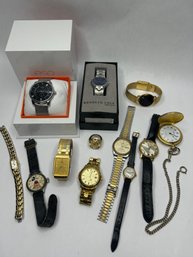 Assorted Vintage Watches For Parts/repair/battery