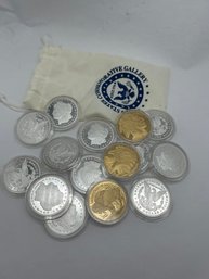 United States Commemorative Gallery Bag Of Coin Copies/replicas