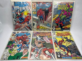 Collection Of Spider-Man Comic Books, Marvel, Bagged And Boarded