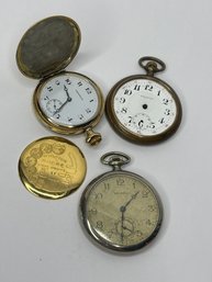 Pocketwatch Lot, Pieces For Parts/repair