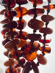 Natural Baltic Amber Beaded Necklace, 18  Inch