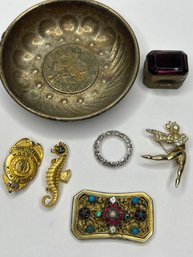 3.5 Inch Silver Plated Bowl, Jewelry, Other Unique Vintage Items