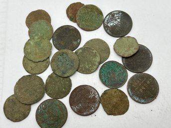Very Old Russian And Other Unidentified Coins