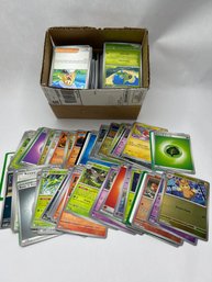 Box Full Of 2025 Pokemon Cards, Lots Of Holographic TCG Cards