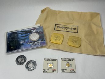California Gold Pieces And Assorted Collectible Coin/tokens