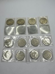 Collection Of Desert Storm Five Dollar Coins, Hutt River Province New Queensland Mint