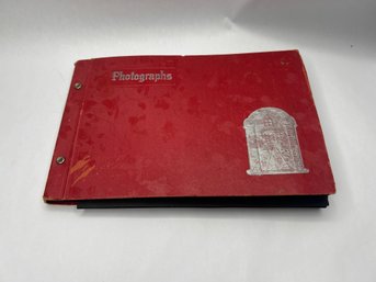 11 X 8' Photo Album Full Of Old Greeting Cards, Mostly Written/Used